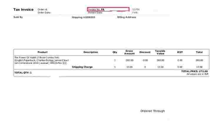 How To Find Invoice Number In Flipkart What Is Invoice Email In ...