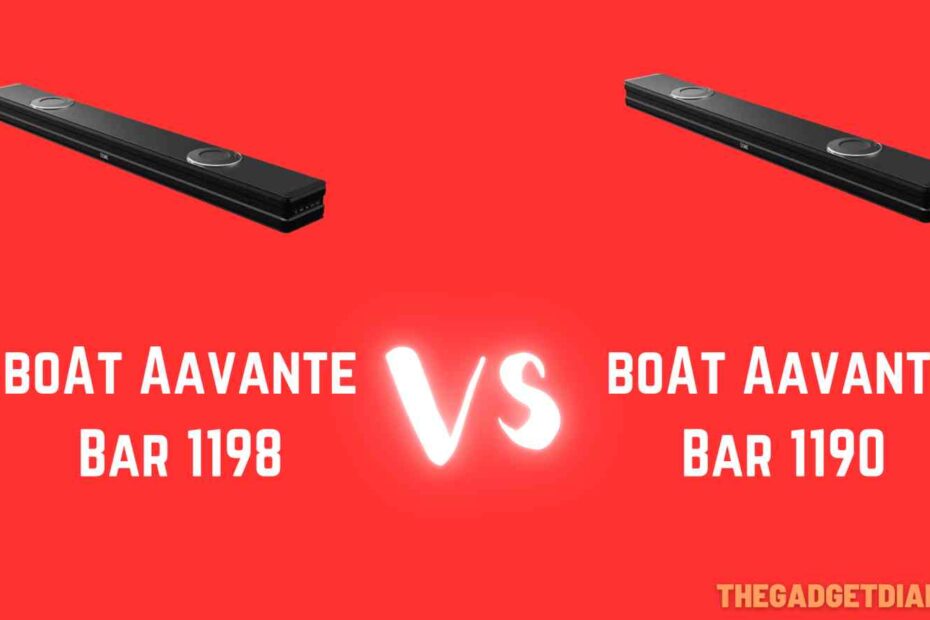 boAt Aavante Bar 1198 vs 1190
